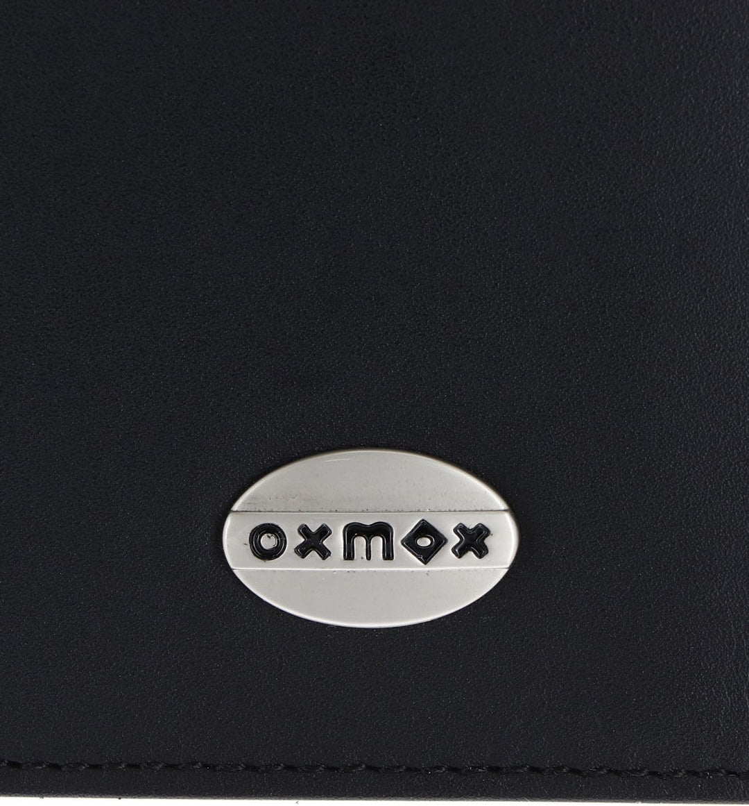 Oxmox Leather Kombibörse 12 cm black Schwarz, Schwarz