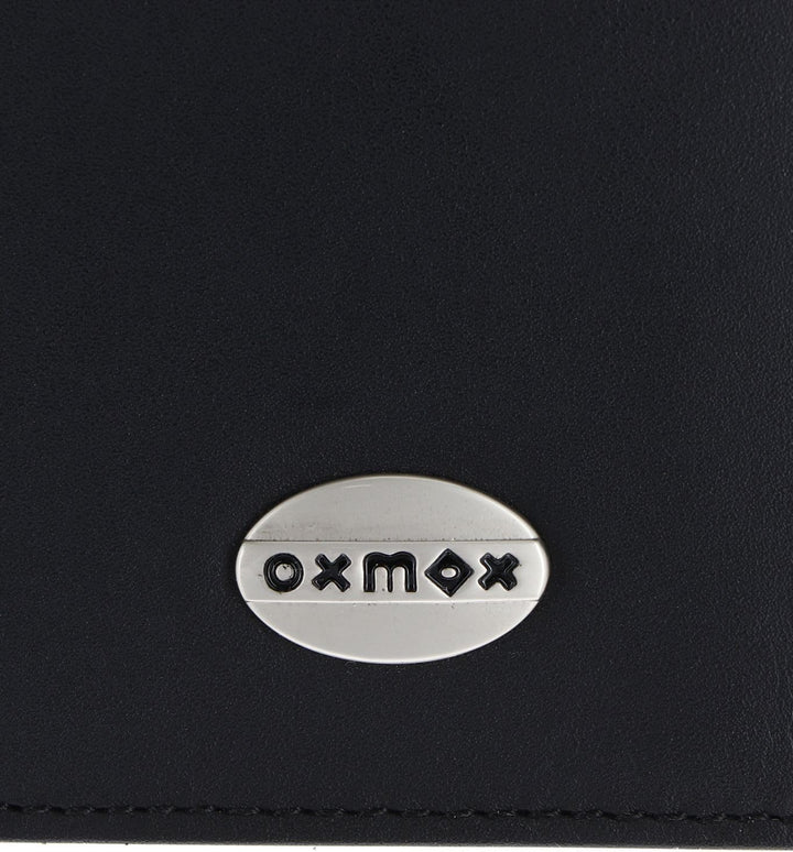 Oxmox Leather Kombibörse 12 cm black Schwarz, Schwarz