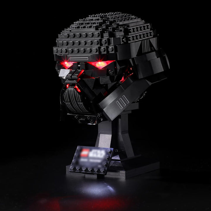 BRIKSMAX Led Beleuchtungsset für Lego Star Wars Dark Trooper Helm - Compatible with Lego 75343 Baust