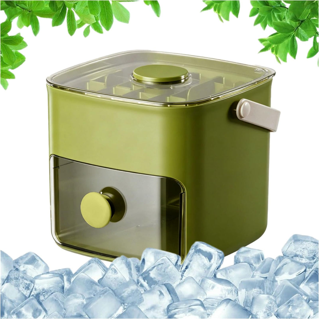 Klein Eiswürfelmaschine mit Presstyp Ice Cube Maker mit 48 Gitter Eiswürfelform Eiswürfelmaker mit S