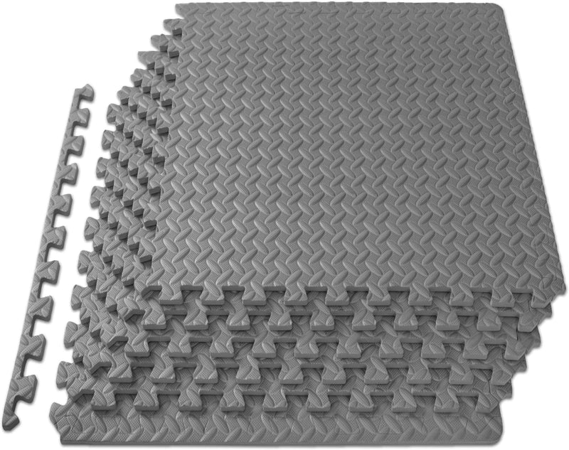 ProsourceFit Puzzle-Übungsmatte, 1,3 cm, ineinandergreifende EVA-Schaumstoff-Bodenfliesen für Heim-F