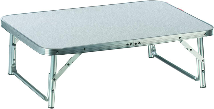 Camp Active Klapptisch - Höhenverstellbare Tischfüsse - Ultraleicht aus Aluminium - 75x55x60cm Silbe