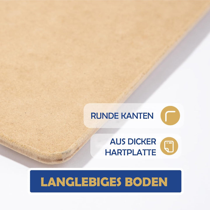 COOZEE 36x46cm Drawing Board für Künstler, Klemmbrett Holz mit robustem Clip und Gummibändern, Tragb