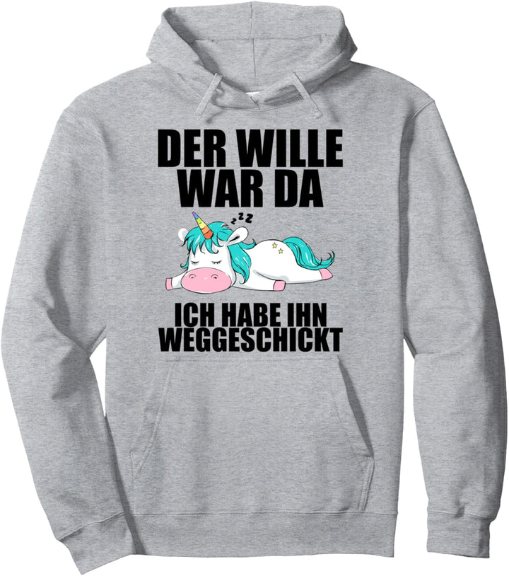Lustig Spruch Einhorn Mitarbeiterin Arbeitskollege Kollegin Pullover Hoodie