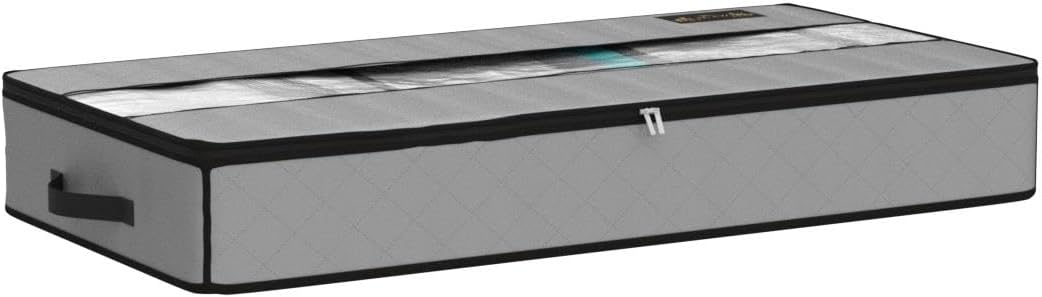 2er Set Unterbettkommode -100x50x15cm Unterbett Aufbewahrungstasche - wasserdichte Aufbewahrungsbox