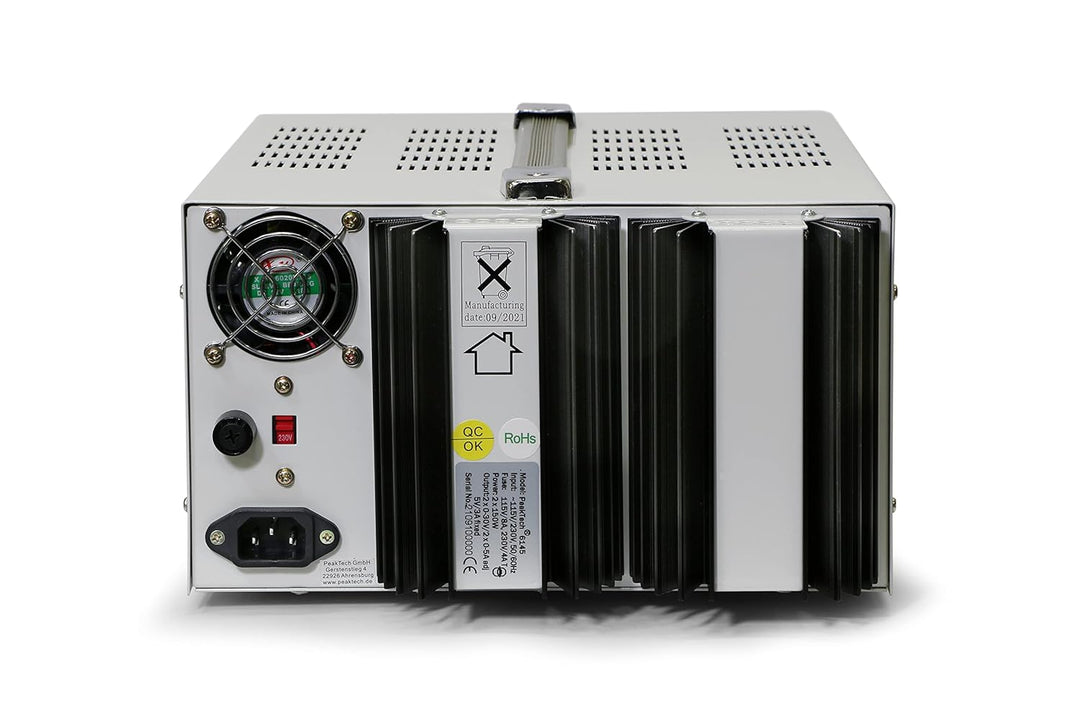 PeakTech Digtial Doppel Labornetzteil - Labornetzgerät 0-30V / 0-5A DC, stabilisiert, linear regelba