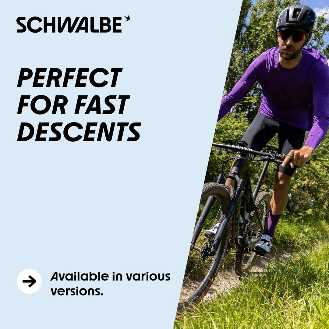 Schwalbe Unisex – Erwachsene Reifen Rocket Ron HS438 SG, schwarz, 27 Zoll