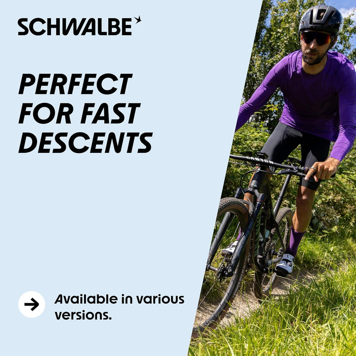 Schwalbe Unisex – Erwachsene Reifen Rocket Ron HS438 SG, schwarz, 27 Zoll