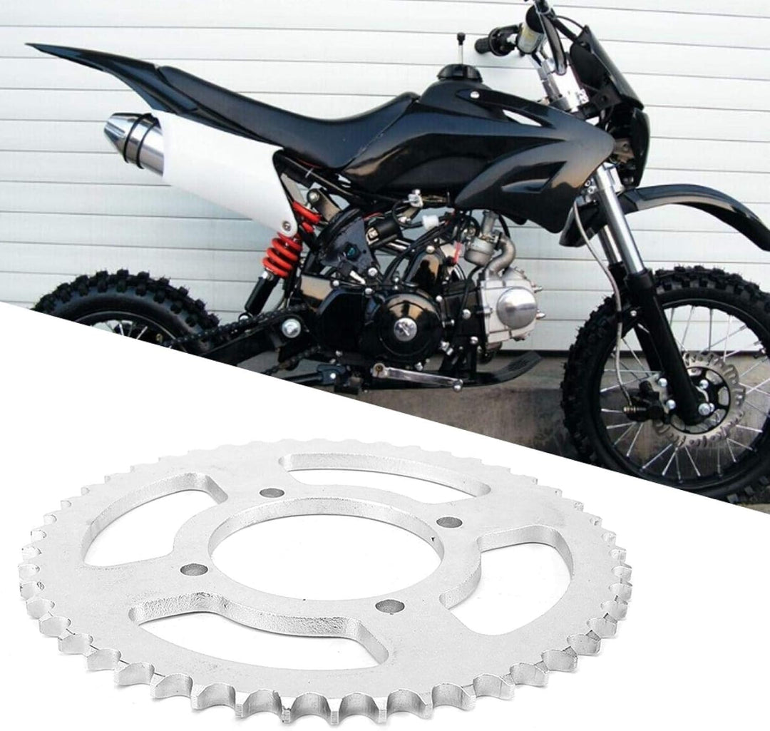 Yctze 48T Zähne 76mm 428 Kette Aluminium Kettenrad Zahnrad Passend für 250cc Pit Trail Dirt Bike Mot