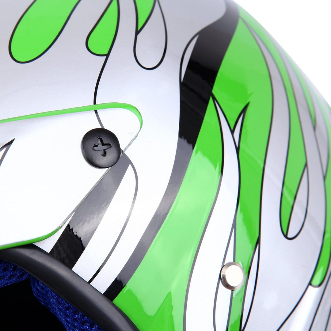 Samger DOT Jugend Kinder Off Road Helm Motocross Helm Dirt Bike ATV Motorradhelm Handschuhe+Brille L