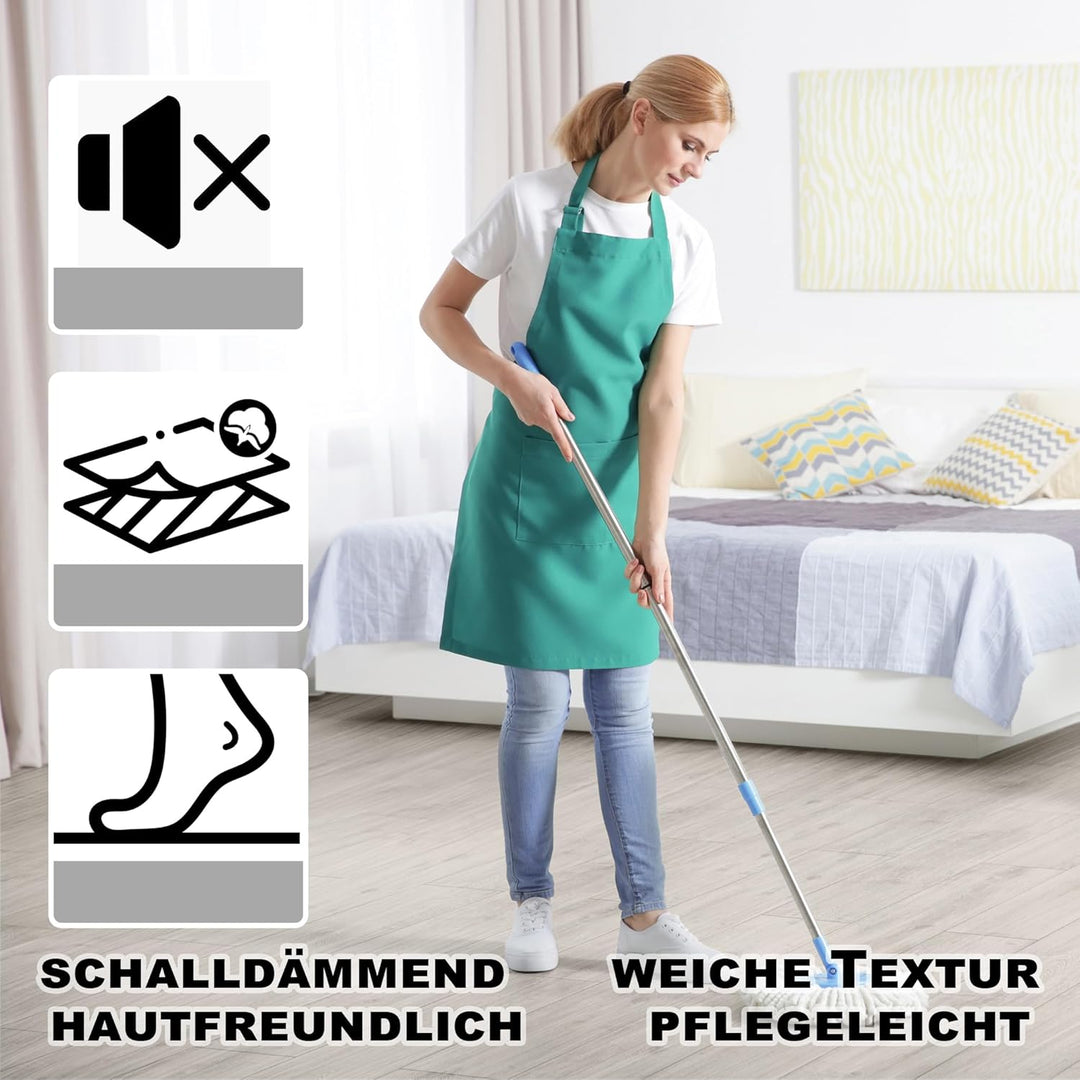 JOIEYOU PVC Bodenbelag, Vinylboden selbstklebend Fliesen Wasserdicht Rutschfeste, Laminat Klicksyste