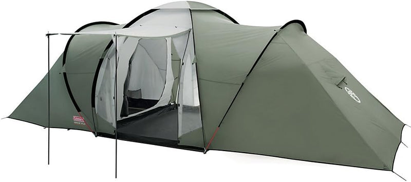 Coleman Zelt Ridgeline 4/6 Plus, 4/6 Mann Zelt, 4/6 Personen Vis-A-Vis Tunnelzelt, Campingzelt, Kupp