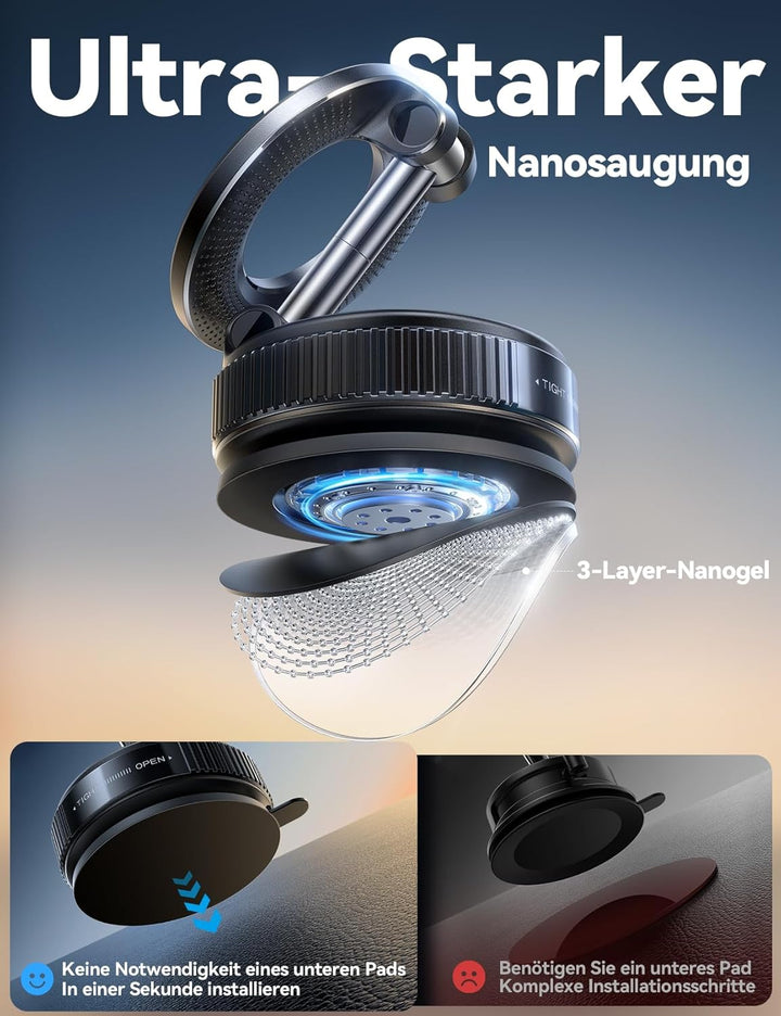 JOYROOM Vakuum Handyhalterung Auto Magnet – 2025 Magsafe Autohalterung [24 XN55 Magneten & Stärkster