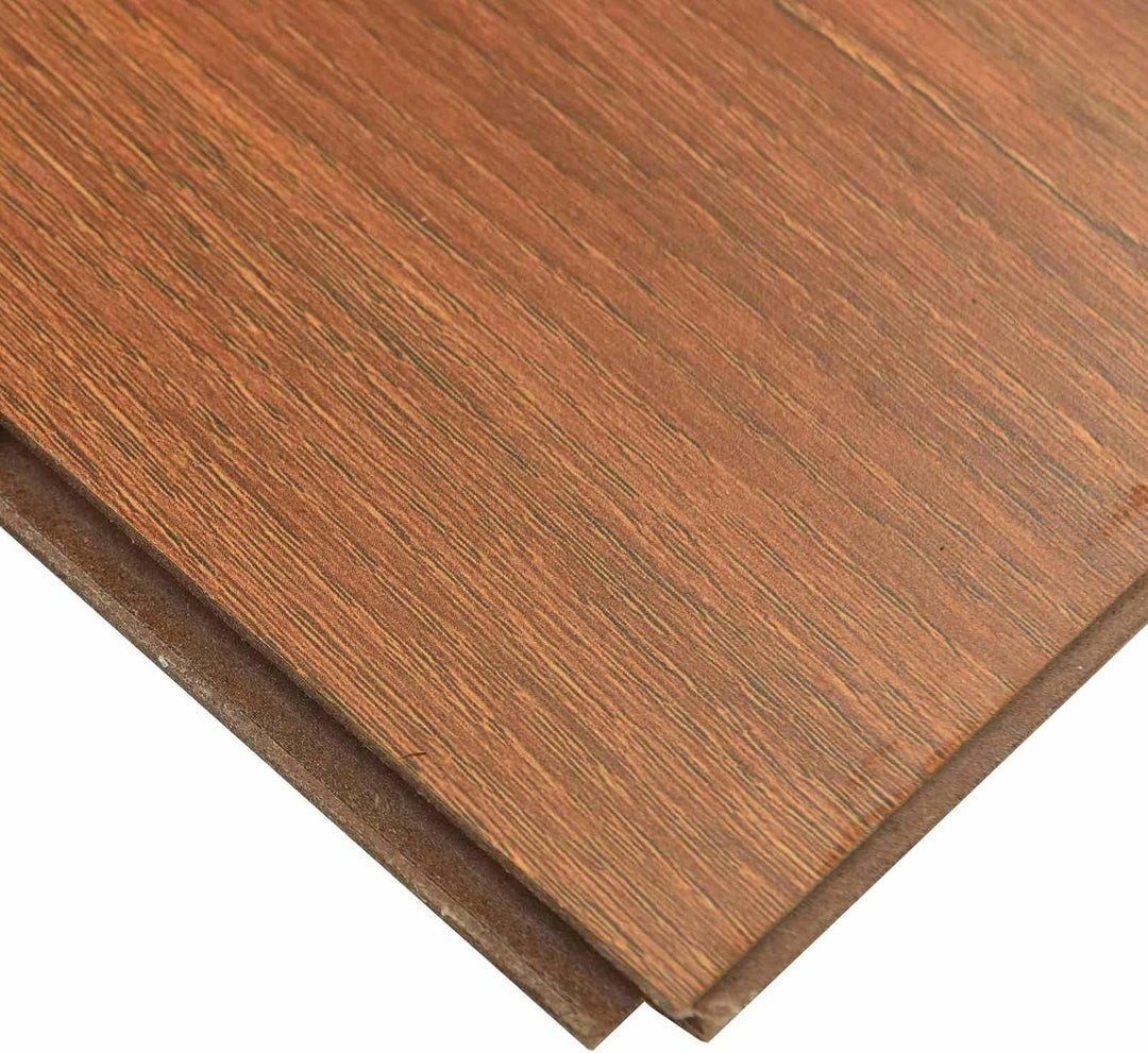 Laminatboden 5 Stück Honigbraun Holzwerkstoff 101 x 20 x 0,8 cm mit Klicksystem, realistische Holzop
