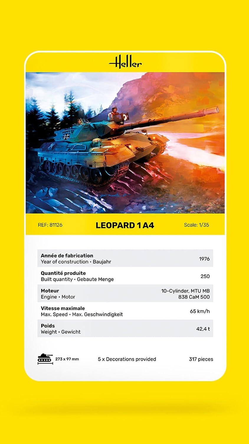 Heller 81126 Leopard 1A4 1/35