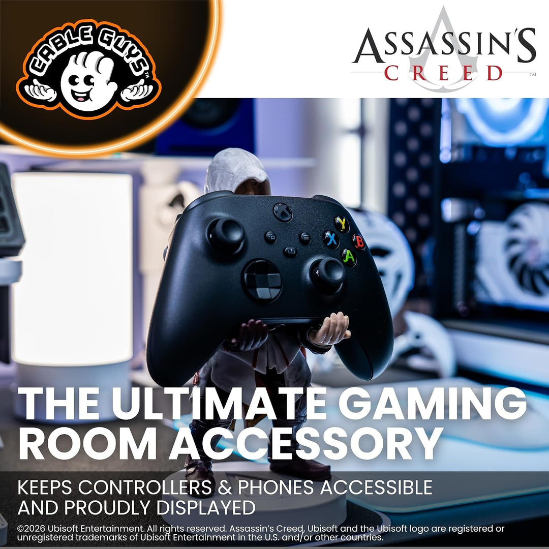 Cableguys Assassin's Creed Ezio Controller Halter & Handy Ständer - Gaming Zubehör für Schreibtisch-