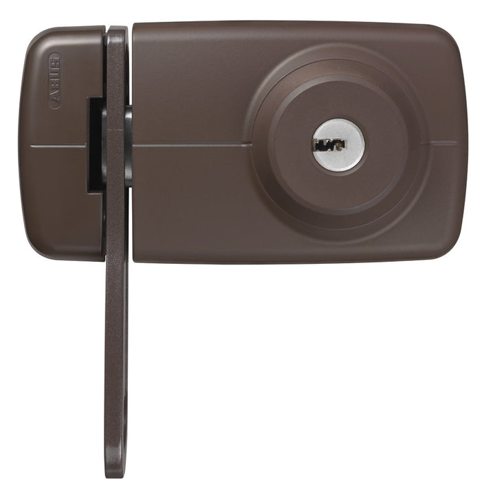 ABUS Tür-Zusatzschloss 7035 B, 533013, Braun Braun Kunststoff, Braun Kunststoff
