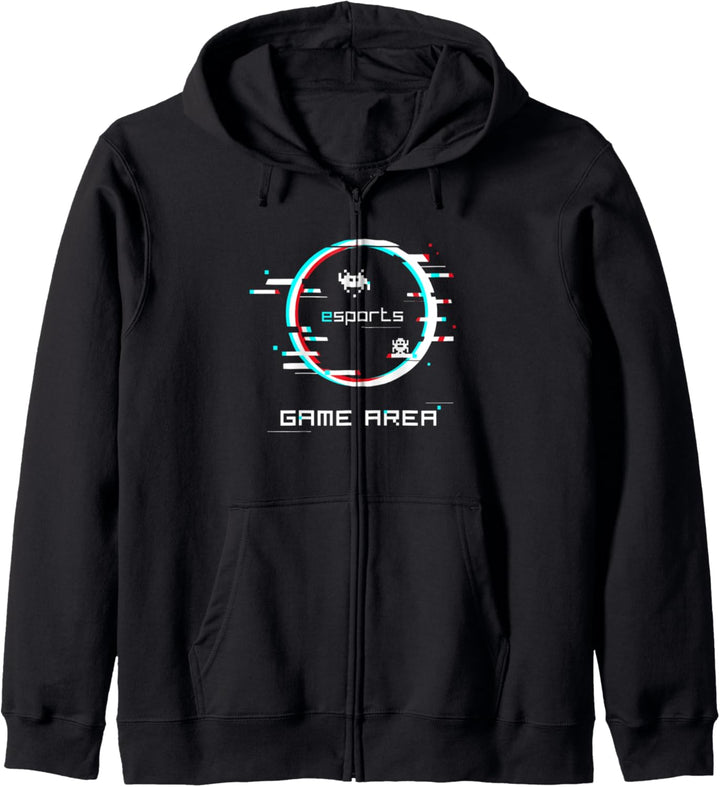 game pc 8bit pixel retro design nerd cpu Kapuzenjacke