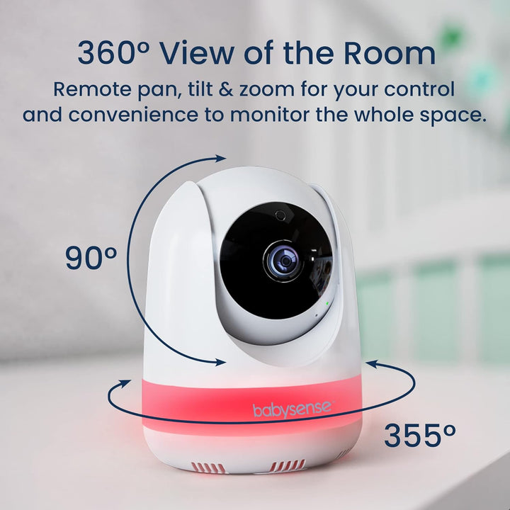 Babysense Add-On Kamera Für Video Baby Monitor MaxView, Zwei-Wege Talkback Audio, Nachtsicht, RGB Na