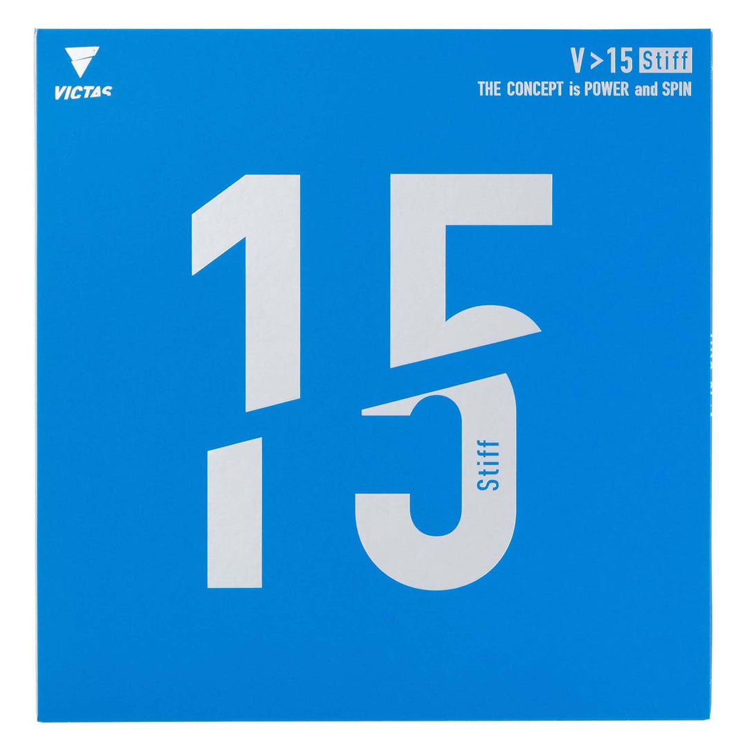 VICTAS Belag V > 15 Stiff Schwarz 2,3 mm, Schwarz 2,3 mm