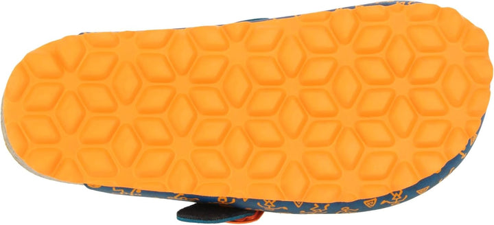 Lico Unisex Kinder Bioline Clog Kids Pantoletten 28 EU Blau Orange, 28 EU Blau Orange