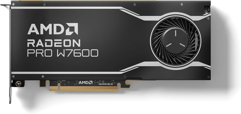 AMD Radeon Pro W7600 - Grafikkarten - Radeon Pro W7600-8 GB GDDR6 - PCIe 4.0 x8-4 x DisplayPort