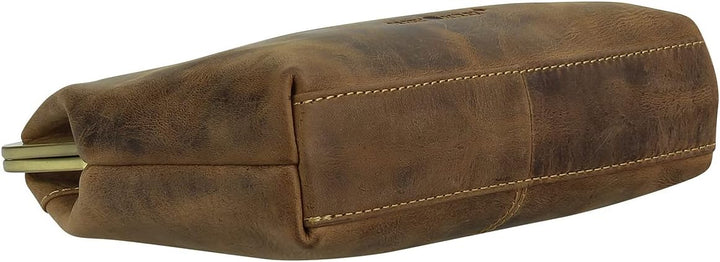 Greenburry Vintage Clappy Umhängetasche Leder 23 cm