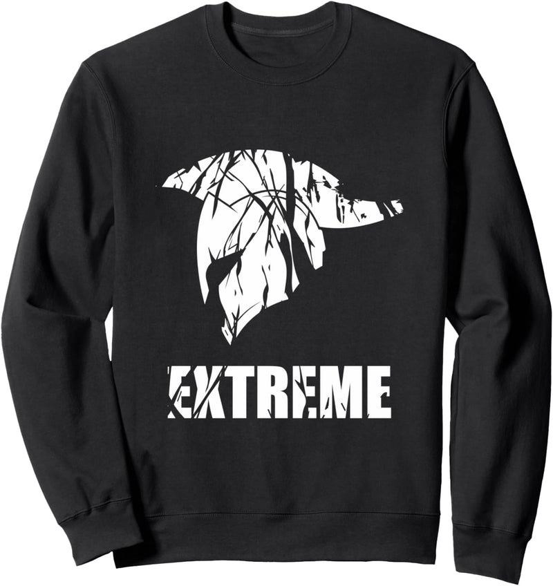 EXTREME | Spartaner Helm | GYM Motivation Fitness Sprüche Sweatshirt