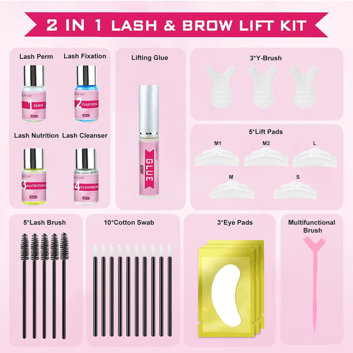 Wimpernlifting Set, 2026 Aktualisiertes Lash lifting Set, Wimpernlifting Set Professionell, Natürlic