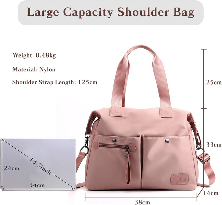 CORIOS Damen Schultertasche Nylon Handtasche Wasserdicht Henkeltasche Casual Umhängetasche Leicht To