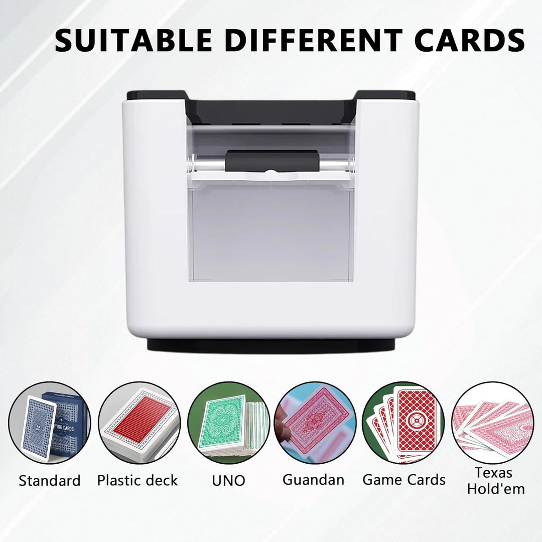 Elektrischer Kartenmischer, Automatische Kartenmischer und Kartensender, 2 in 1 Kartenmischmaschine