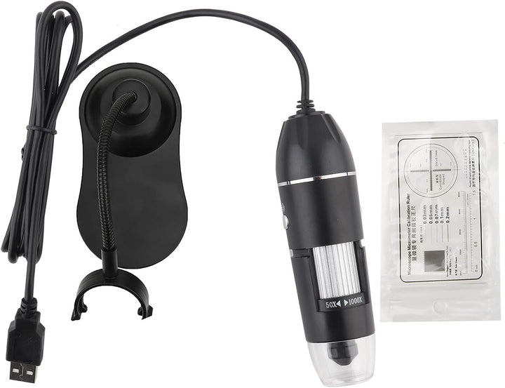 USB-Mikroskop LED 50X-1000X USB-Mikroskop-Vergrösserung Digitales Mikroskop mit Halterung USB-Mikros