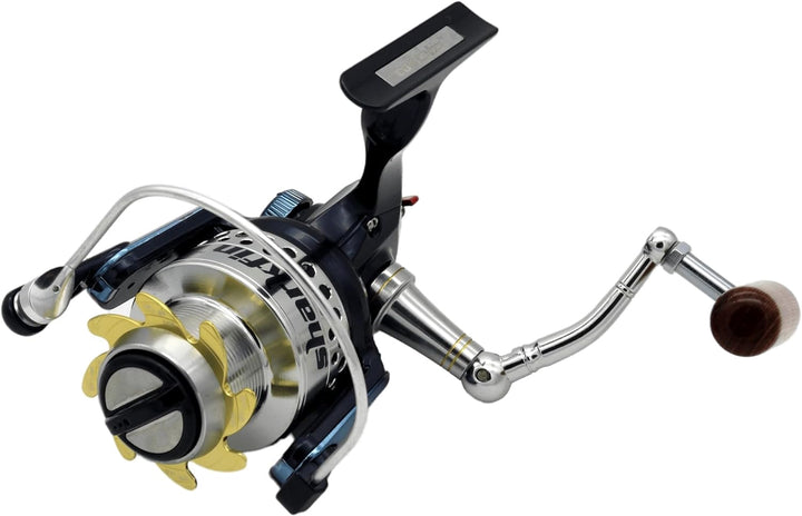 Paladin Castalia Spinnrolle - Angelrolle 9+1 BB Sharkfin Freilaufrolle JX 4000 Frontbremse inkl. Zwe