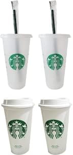 Starbucks Wiederverwendbares Set: 57 - 680 ml Becher und 57 - 473 ml heisse Tassen