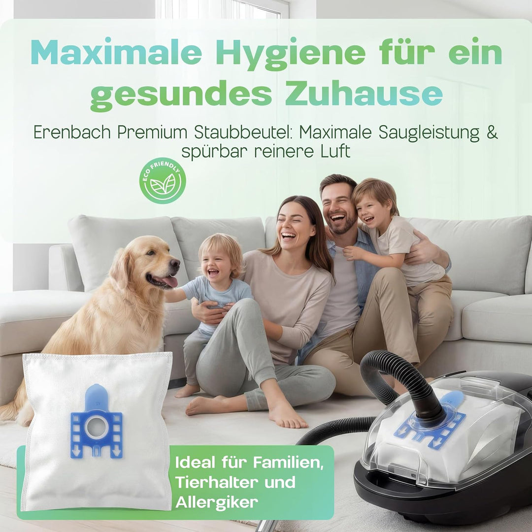 20 Staubsaugerbeutel passend für Miele Staubbeutel GN, G/N, Swirl M40 M49 für Serien Complete C2 C3,