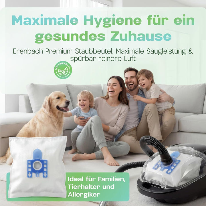 20 Staubsaugerbeutel passend für Miele Staubbeutel GN, G/N, Swirl M40 M49 für Serien Complete C2 C3,