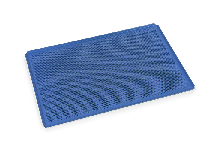 Antihaftbeschichtete Alu-Backform gelocht, 60 x 40 mit professioneller Sweetfood Beschichtung Ideal