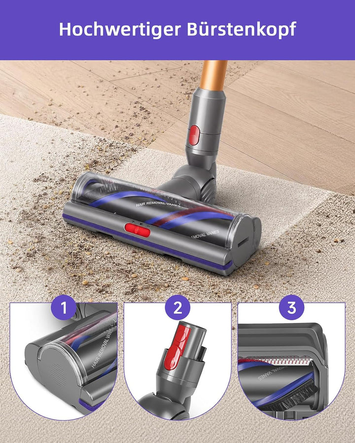 V11 V15 SV22 SV28 Bodendüse Bürste Kompatibel mit Dyson V7, V8, V10, V11, V15 Staubsauger Geeignet f