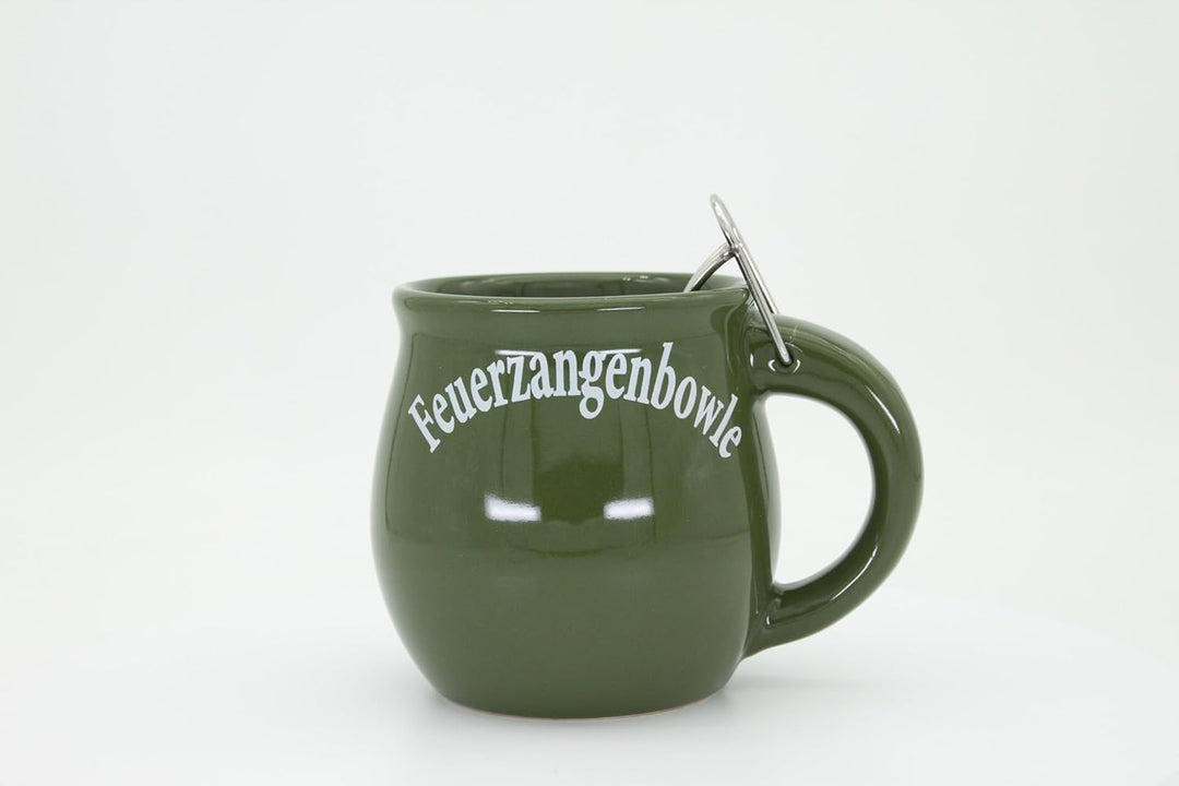 Feuerzangentasse 6er im Karton, Oliv - für Feuerzangenbowle, Oliv