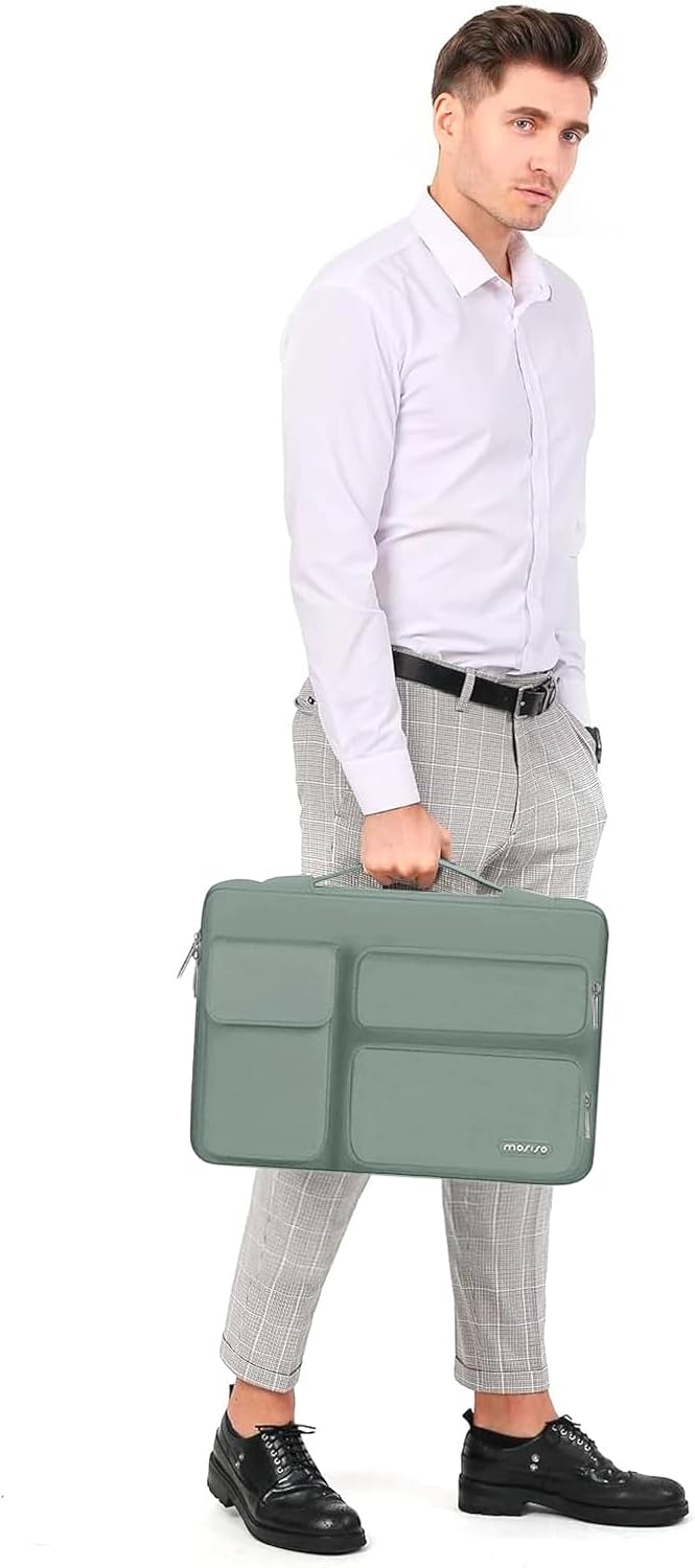 MOSISO 360 Schütz Laptoptasche 14 Zoll, 14 Zoll Laptop Tasche Hülle Kompatibel mit HP Lenovo Dell AS