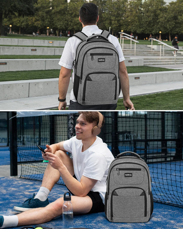kadilong 17.3 Zoll Rucksack Herren,Schulrucksack Jungen Teenager Laptop Rucksack Schule Schultasche