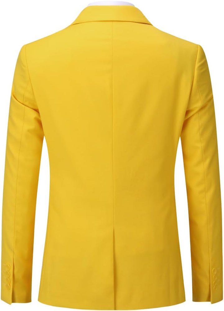 YOUTHUP Anzug Herren 2 Teilig Slim Fit Herrenanzug Business Hochzeit Modern Anzüge Sakko Anzughose M