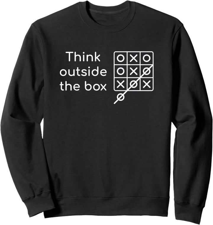 Think Outside The Box Entrepreneur Motivation Inspire Zitat Sweatshirt