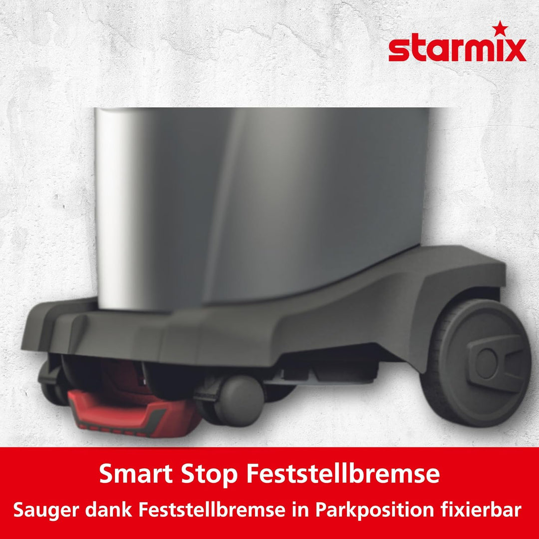 starmix uClean ADL-1420 EHP – Industriesauger Staubklasse L, Gerätesteckdose, M-Filter, Drehzahlrege