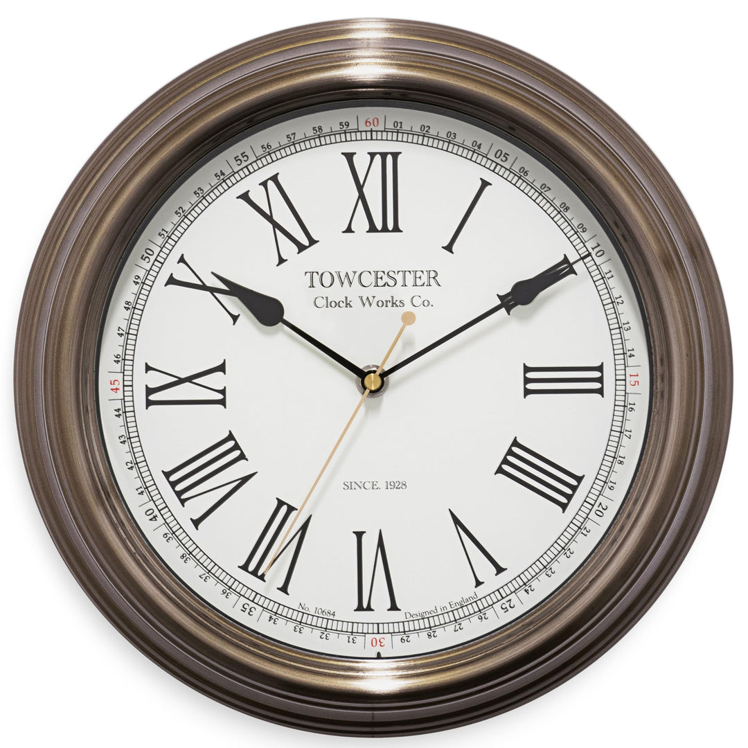 Towcester Clock Works Co. Acctim 26708 Redbourn Wanduhr, Gold