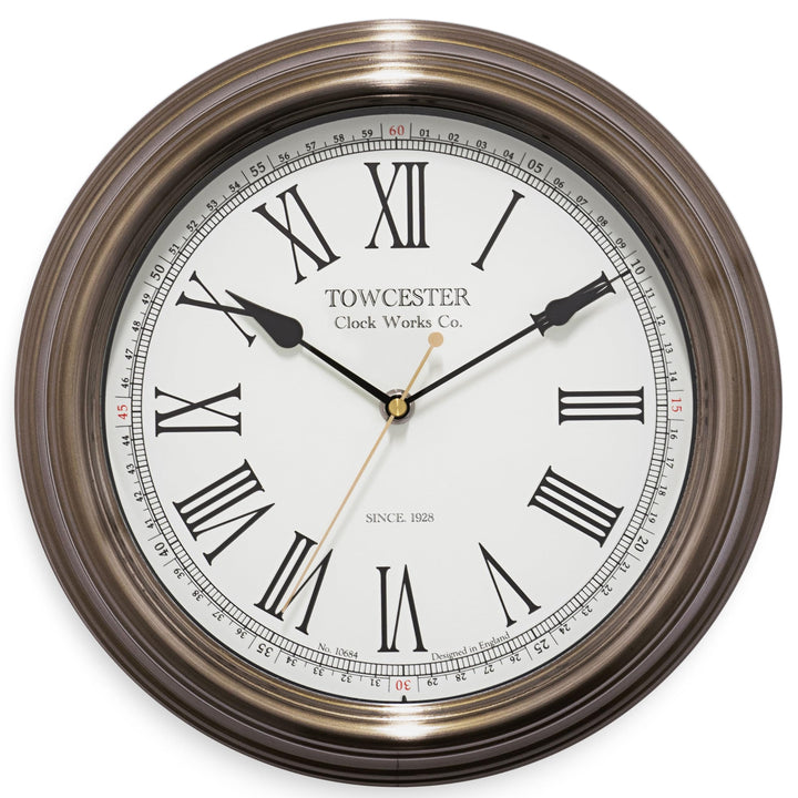 Towcester Clock Works Co. Acctim 26708 Redbourn Wanduhr, Gold
