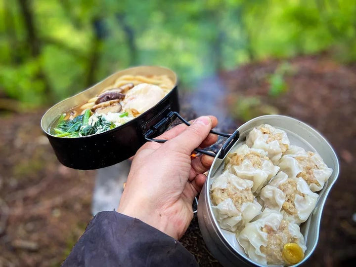 Camping Kochgeschirr Outdoor Camping Kochset Camping Topfset Outdoor Geschirr Lunchbox Bundeswehr Ko