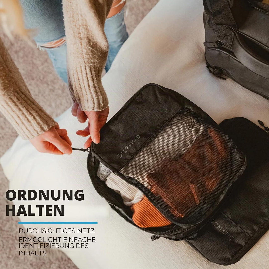 Gomatic Packing Cube Medium | Packtasche | Organizer | Pack-Würfel | Kleider-Tasche | Kompressionsbe