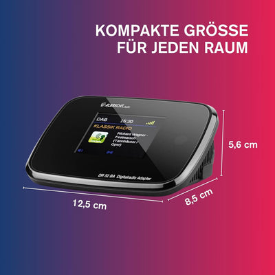 Albrecht DR52BA Adapter mit Bluetooth zum Aufrüsten von HiFi-Anlagen und UKW-Radios zum digitalen DA
