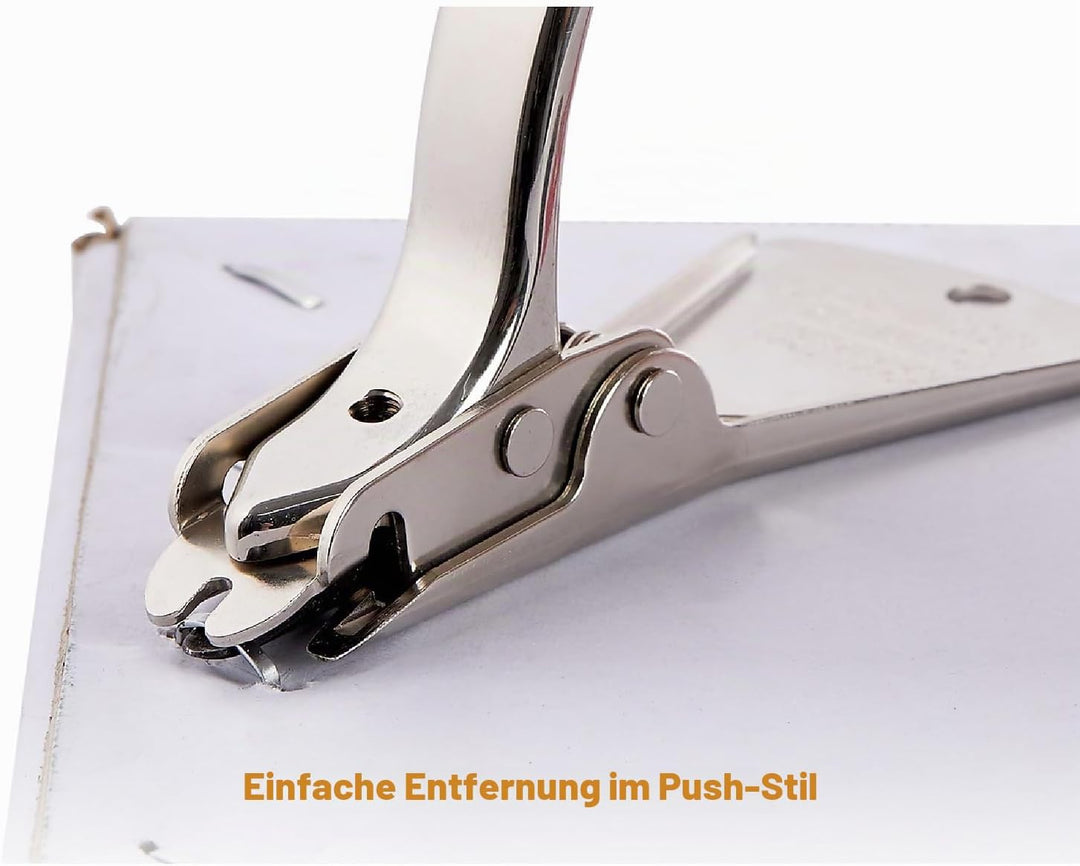 Bostitch Heavy Duty & Carton Staple Remover, Built in Staple Shield, Wear- Resistant Nickle Plated F